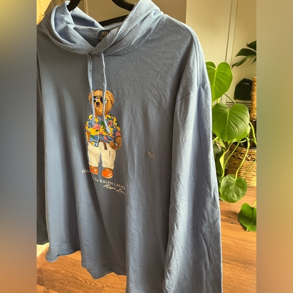 Ralph Lauren Other - NWOT Ralph Lauren Polo Tie-Dye-Print Bear Hoodie